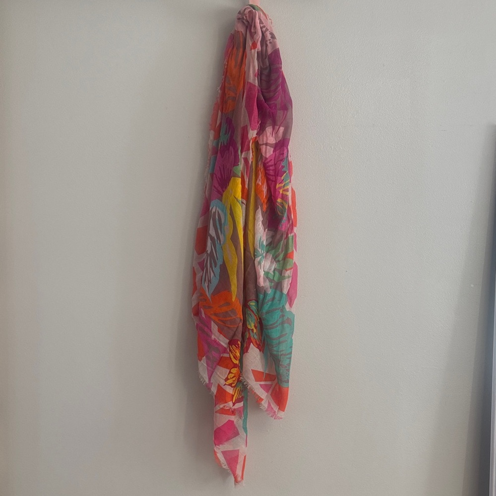 Talbots Multicolor Floral Curtain